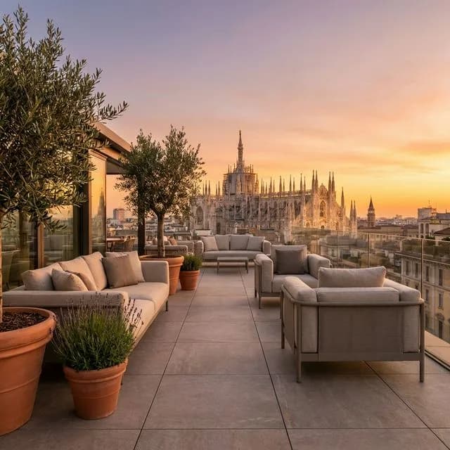 Attico panoramico · Brera